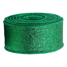 Metallisch glitzerndes Drahtband, 2,5 Zoll x 10 Yards