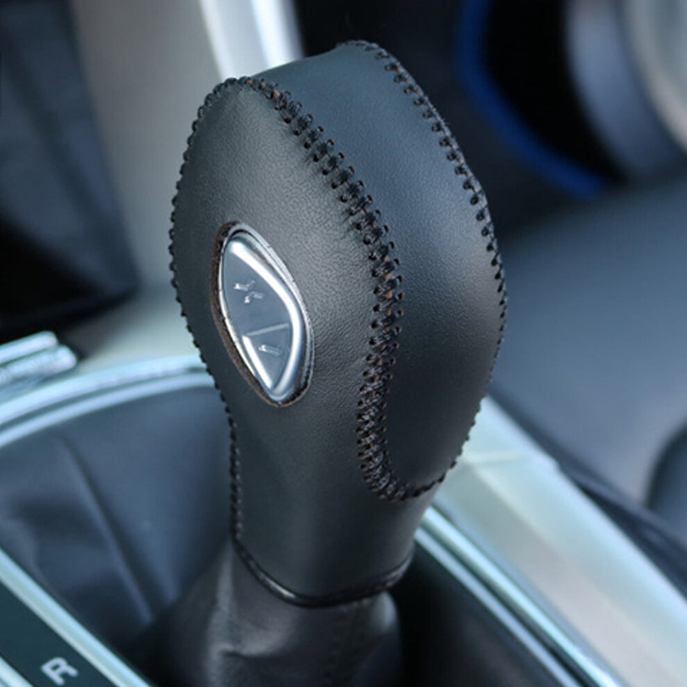 Pu Carbon Fiber Gear Shift Knob Cover For Ford Focus Fiesta Black 937196914746