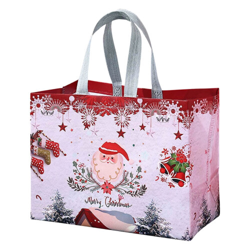 Sac cadeau de Noël – Cabas réutilisable non tissé avec poignées