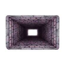 Skridsikkert tæppe med 3D-hulillusioner, 35,7 x 51,6 cm