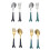 Durability 304 Steel Spanner Multifunctional Spoon-green silver 2