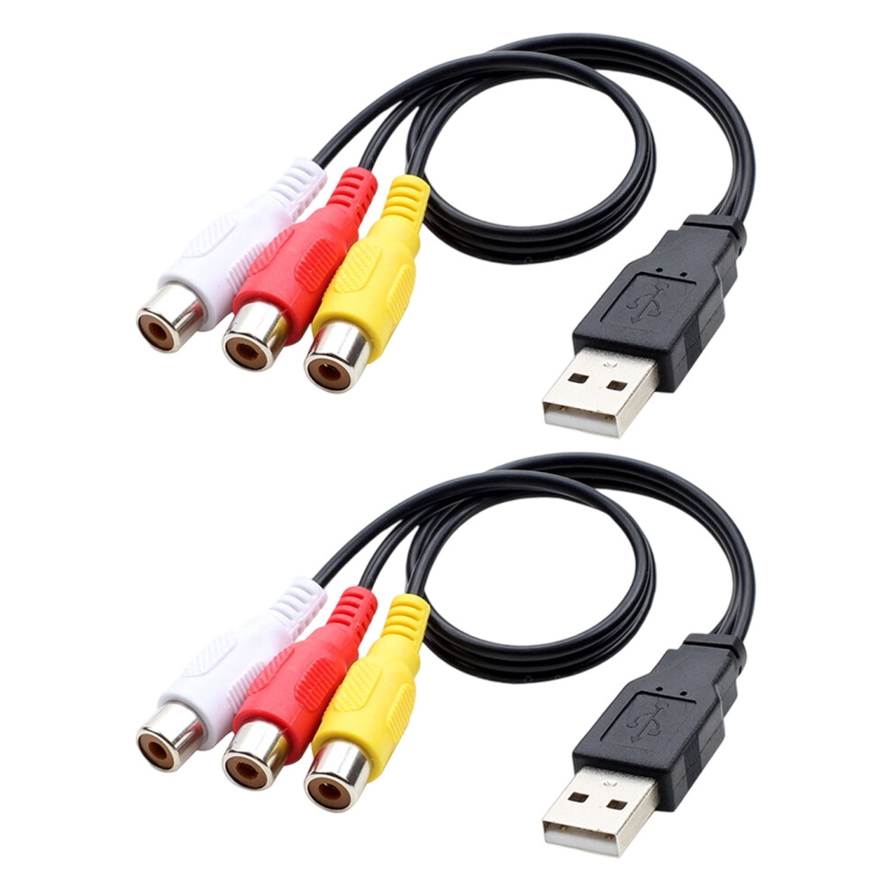 Usb 3 To Rca Adapter Cable For Audio/Video Devices 9066521372041