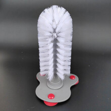 Brosse de nettoyage manuelle pour vitres avec base à ventouse – 12,5