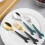 Durability 304 Steel Spanner Multifunctional Spoon-green silver 5