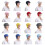 Stylish Kitchen Cap Keep Hair Neat Adjustable-Red Cloth top hat 2