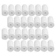 Papier thermique rond blanc pour caisse enregistreuse, 40 rouleaux