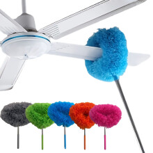 Plumeau en microfibre pour ventilateur de plafond avec manche extensible 13–55