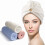 Mikrofiber hårhandduk för kvinnor, 3-pack 1