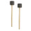 KALLORY Bastrumstockar Beige Trä 2-pack 1
