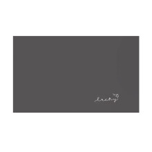 Tapis d'entrée intérieur noir ultra-fin antidérapant 60 x 40 cm (1 pièce)