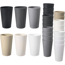 Άθραυστα πλαστικά ποτήρια 20oz 24 τεμάχια 6 χρώματα