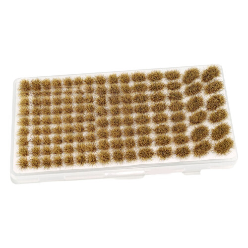 Realistic Grass Tufts Model for Miniature - yellow irregul