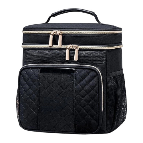 Multi Layer Cosmetic Holder Efficient Storage Container-Black