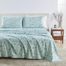 Σετ σεντόνια μικροϊνών King – Woodland Print, Brushed &