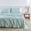 King Microfiber Lakenset – Bosprint, Geborsteld & 1