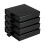 4Pcs Earrings Display Boxes Paper Storage Boxes Jewelry-Black 1