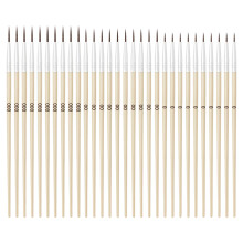 Pack of 30 Multi Color Painting Brushes Plastic Handle for-1 30