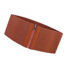 Trendy Underbust Waist Belt for Daily Costume Elegant-brown L