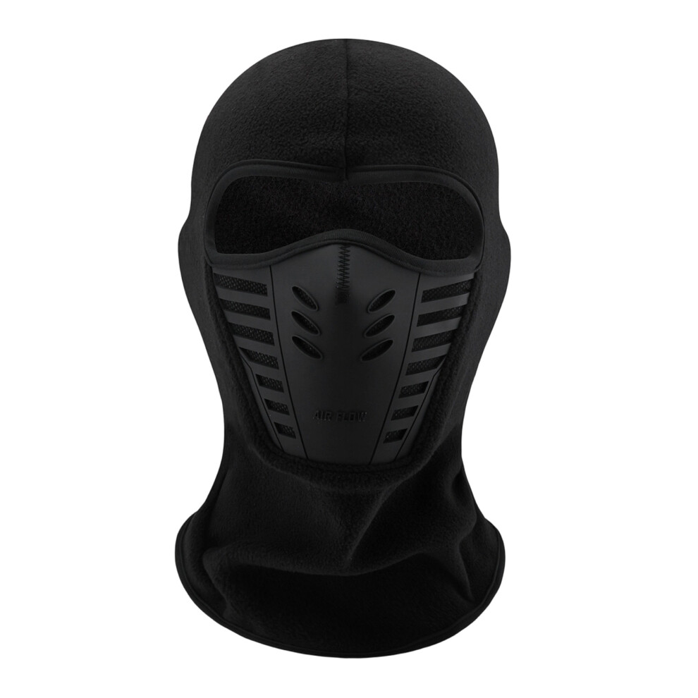 High Density Fleece Balaclava For Winter Cycling And- Black 7754002536861