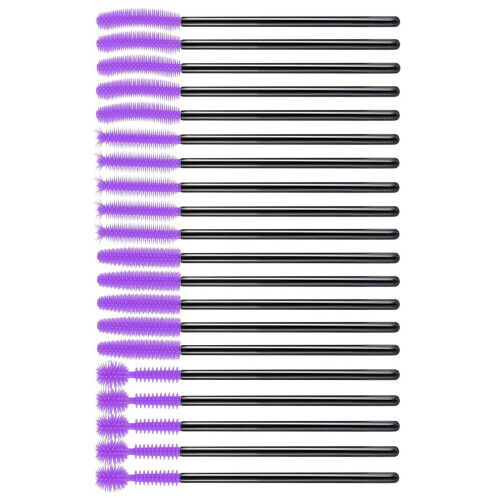 20Pcs Sewing Machine Silicone Cleaning Brushes for Dust-Purple