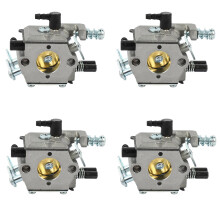 4X Carburateur de Scie À ChaîNe pour Le Jardin Scie À ChaîNe 45Cc / 52Cc / 58Cc Pièces de Jardin