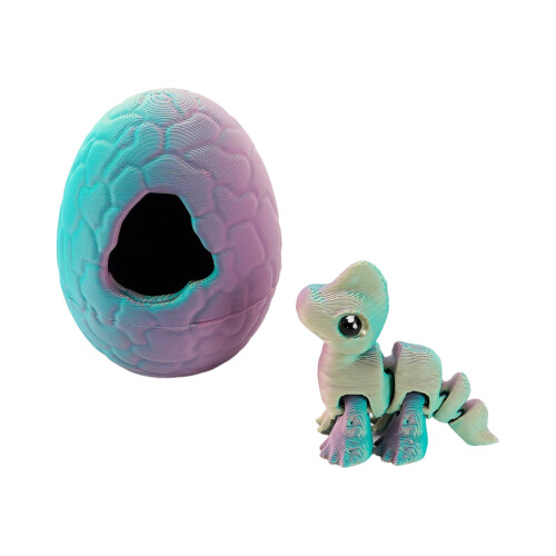 3D-gedruckter Drache und Eier, brechendes-Ein Guanlong