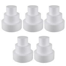 5X Round Cake Dummy 4 Inch / 6 Inch/ 8 Inch (Cake Dummy Set 4 Inch 6 Inch 8 Inch)