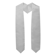 Extended Length Academic Ceremonial Sash For Event And-Gray 1
