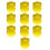 Colorful Square Panel Clip Transparents Colorful File-Yellow 1