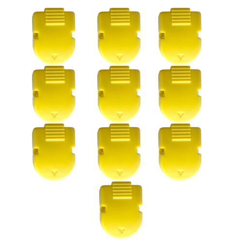 Colorful Square Panel Clip Transparents Colorful File-Yellow