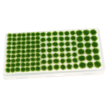 Static Grass Tufts Terrain Model Set Artificial-spring green