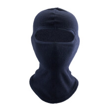 Breathable Fleece Head Cover Providing Comfort and-Navy blue