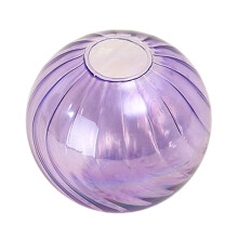 Decorsative French Glass Ball Small Vases For Floral-Purple 2