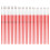 30pcs Versatile Plastic Nylon Brushes for Fine Art-Red 30 1