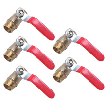 5X Male to Female M/F Thread 1/2 inch Full Port Brass Water Valve
