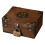 Wood Storage Case With Look For-Earthy yellow Password lock 1