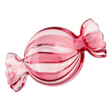 Kerstschotel, glazen snoepschotel voor dessertborden,-Roze