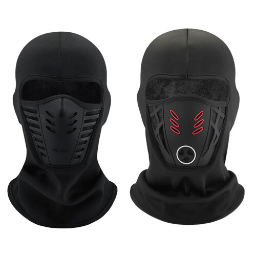 Comfortable Face Mask Breathable Balaclava Face-black red black