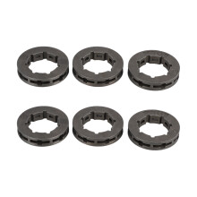 6Pcs Tool Parts Metal Chainsaw Spare Part Chain Saw Sprocket Rim Power Mate 325-7 for Chainsaw Replacement