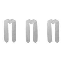 Soft Materials Graduation Emblem For Ceremonial Use-Gray 3