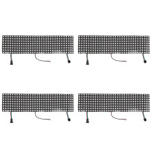 4X LED Matrix Panel, WS2812B RGB 832 Pixels Digital Flexible Dot Matrix Individually Addressable LED Display Screen