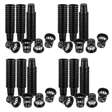 400 Pack 1,77 Zoll Netz Becher Schlitz Geflecht Breiter Lippen Filter Pflanze Netz Topf Eimer Korb