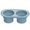 Multifunctional Watercolor Brush Washer Folding Silicone-Blue 1