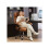 Spring Padded Faux Leather Office Chair - Light Brown 2