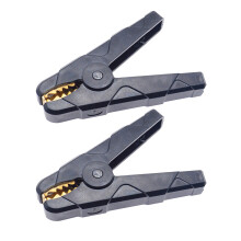 2pcs Durability Copper Alligator Clamps for-black extra large