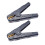 2pcs Durability Copper Alligator Clamps for-black extra large 1