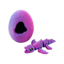 3D Printed Hatching Dragon Dinosaur and Eggs-B Canglong