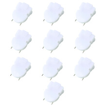 Square Shape Binders Clip Transparents Colorful Clip For-White