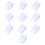 Square Shape Binders Clip Transparents Colorful Clip For-White 1