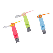 3Pcs Ergonomic Household Scrubber Brushes Cup Lid NonSlip-1